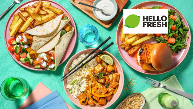 HelloFresh Two Week Meal Kit with Four Meals for Three People Image 1