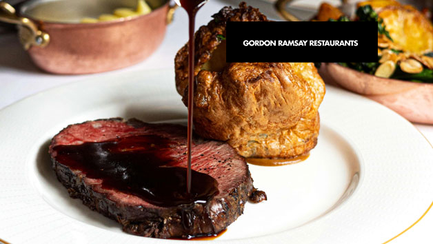 Beef Sunday Roast for Two at Gordon Ramsay's Savoy Grill Image 1