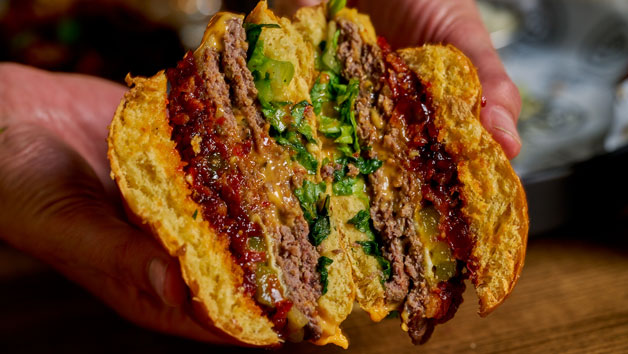 Burger and Beer Tasting Board with a Burger Meal at Brewhouse and Kitchen for Two Image 5