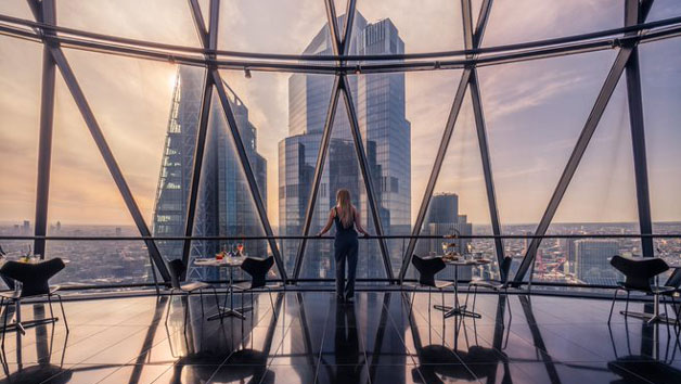 Bottle of Searcy's English Sparkling Wine and Nibbles at Searcys at The Gherkin for Two Image 3