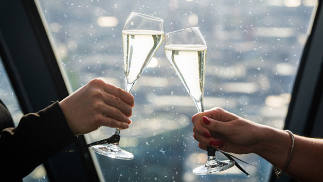 Bottle of Searcy's English Sparkling Wine and Nibbles at Searcys at The Gherkin for Two Image 5