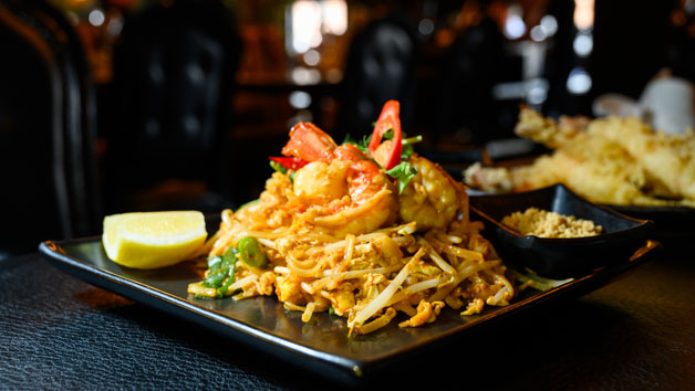 Twelve Plate Thai Signature Dinner for Two with Champagne at Crazy Bear Image 2