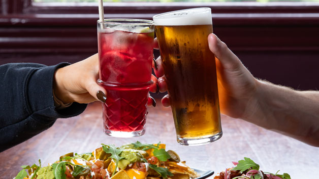 Two Course Meal with a Drink at a British Pub or Bar for Two Image 2