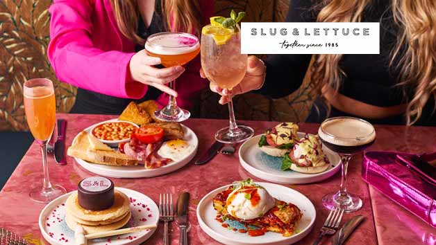 Bottomless Brunch at Slug & Lettuce for Two Image 1