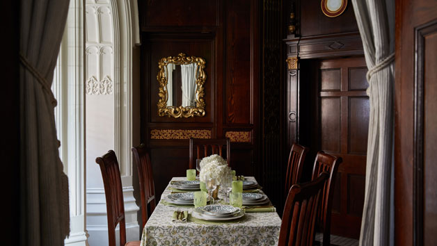 Romance Package for Two with Dining, Champagne and Roses in The Oratory at The Milestone Hotel Image 1