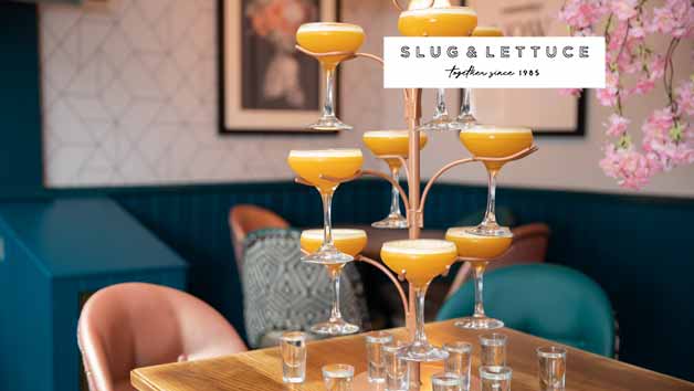 Martini Tree and Sharing Food at Slug & Lettuce for Two Image 1