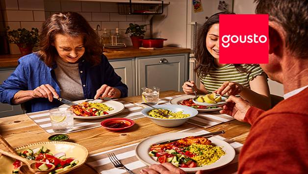 Gousto One Week Recipe Box with Three Recipes for Four People picture