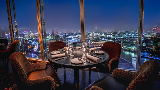 Skyline Dinner for Two with Champagne at Aqua Shard, London Image 4