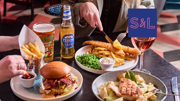 Two Course Meal with a free Beer for Two at a British Pub or Bar picture