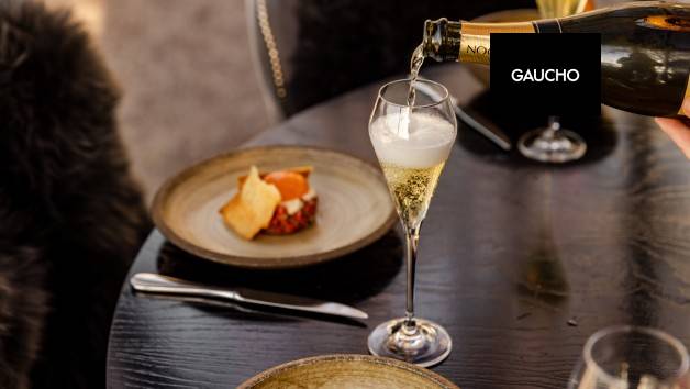Three Course Meal with Glass of Bubbles for Two at Gaucho picture