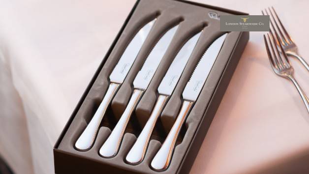 Three Course Dinner and Wine Flight for Two plus Apron and Set of Steak Knives at Marco Pierre White London Steakhouse Co. picture