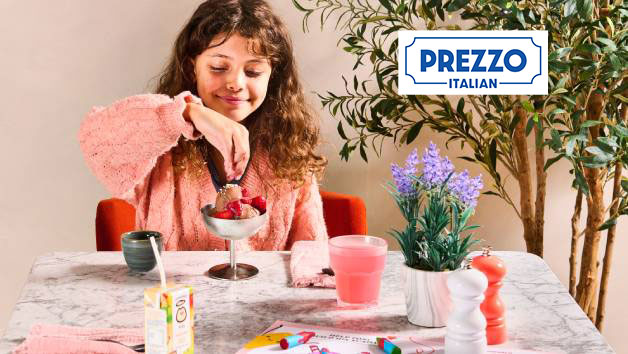 Two Course Meal at Prezzo for Two Adults and One Child picture