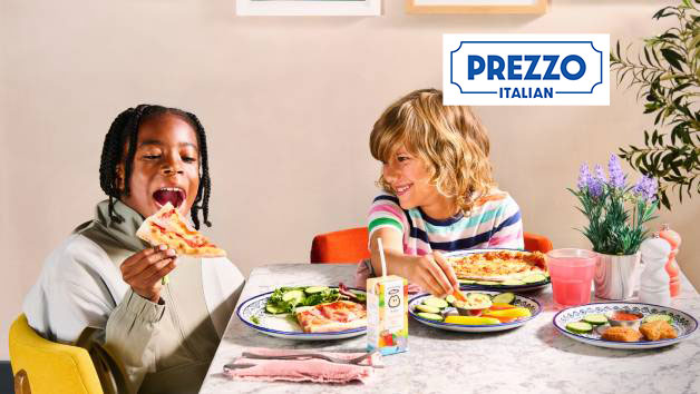 Two Course Meal at Prezzo for Two Adults and Two Children picture