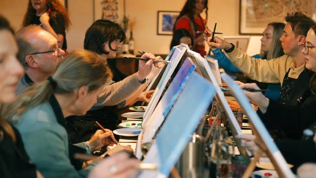 Sip and Paint at Alfi Restaurant for Three picture