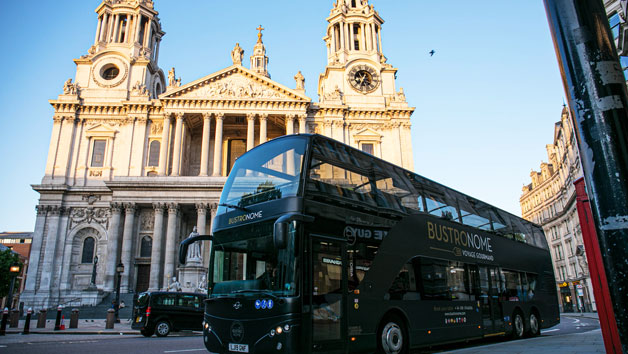 River Thames Sightseeing Cruise with Four Course Lunch Bus Tour for Two at Bustronome Image 2