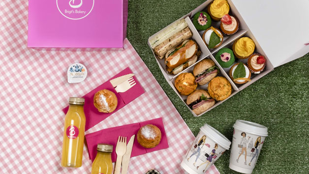 Picnic Box Afternoon Tea for Two with Brigit’s Bakery in Covent Garden Image 1