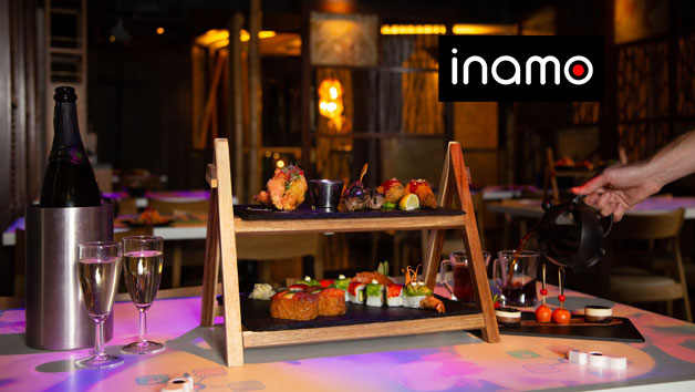 Vegetarian Sushi and Asian Tapas Afternoon Tea and Bottomless Bubbles at Inamo for Two Image 1