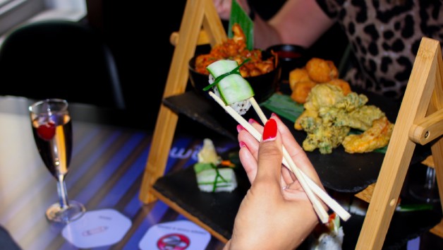 Vegetarian Sushi and Asian Tapas Afternoon Tea and Bottomless Bubbles at Inamo for Two picture