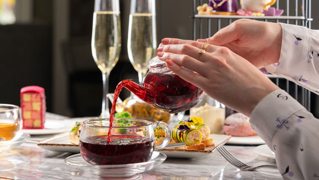 Botanical Afternoon Tea for Two with a Glass of Bubbles at 5 Star London Marriott Hotel Park Lane Image 2