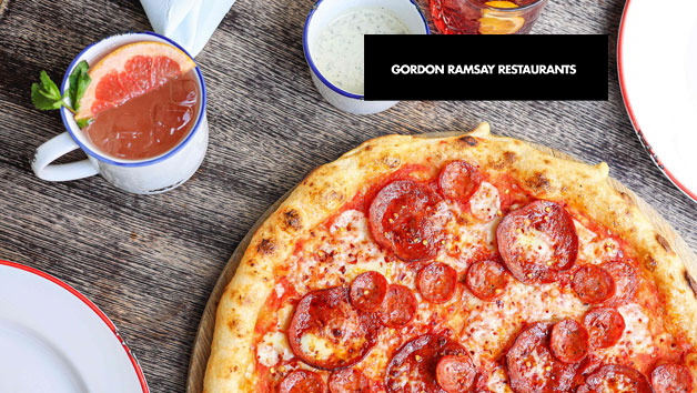 Bottomless Pizza and a Cocktail at Gordon Ramsay's Street Pizza for Two Image 1