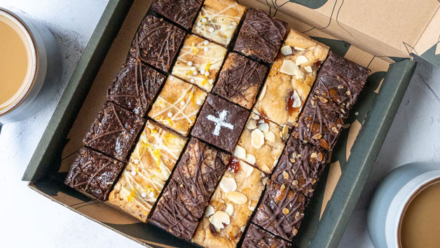 Brownie and Blondie Gift Set Delivery with Positive Bakes Image 3