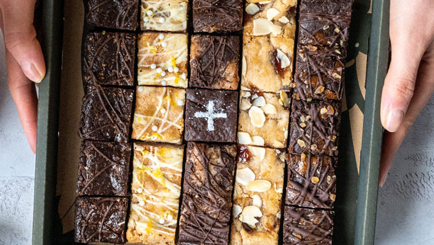 Brownie and Blondie Gift Set Delivery with Positive Bakes Image 5