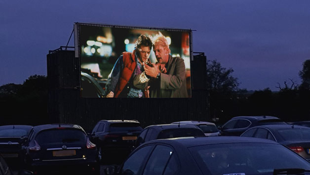 Drive In Cinema For One Car With Four People At Moonbeamers Cinema