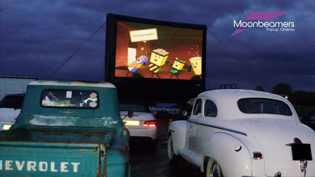 Drive In Cinema for One Car with Four People at Moonbeamers Cinema Image 3