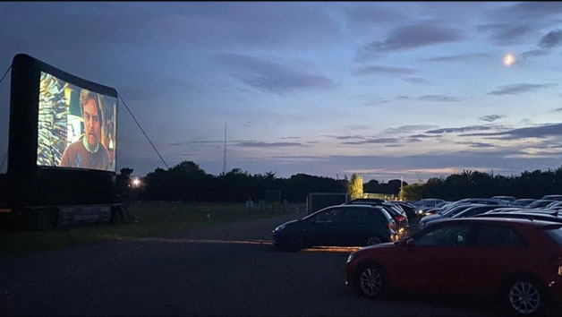 Drive In Cinema for One Car with Four People at Moonbeamers Cinema Image 4