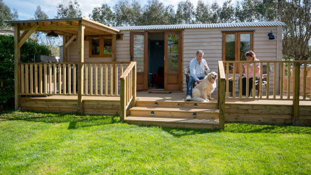 Three Night Glamping Break with Breakfast in an En Suite Shepherd’s Hut for Two at Back of Beyond picture