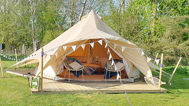 Two Night Stay in a Bell Tent for Two at Yapham Holds Farmhouse Image 1