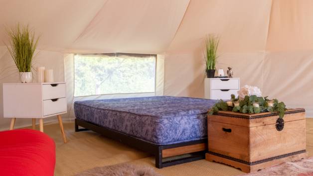 One Night Bell Tent Glamping at Stanley Villa Farm Camping for Up to Six picture