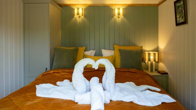 Three Night Glamping Break with Breakfast in an En Suite Shepherd’s Hut for Two at Back of Beyond picture