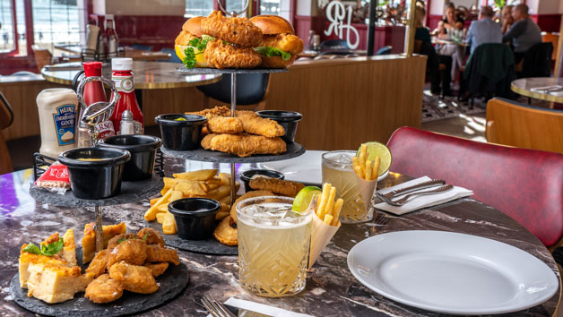 Fish and Chip Afternoon Tea for Two with Prosecco at Harry Ramsden’s Image 3