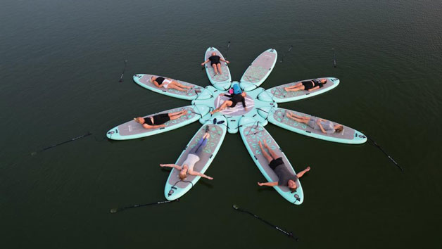 Stand Up Paddleboard Yoga Class for Two Image 5