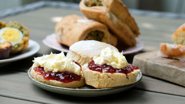 Vegetarian Afternoon Tea at Home with Piglet's Pantry for One Image 2