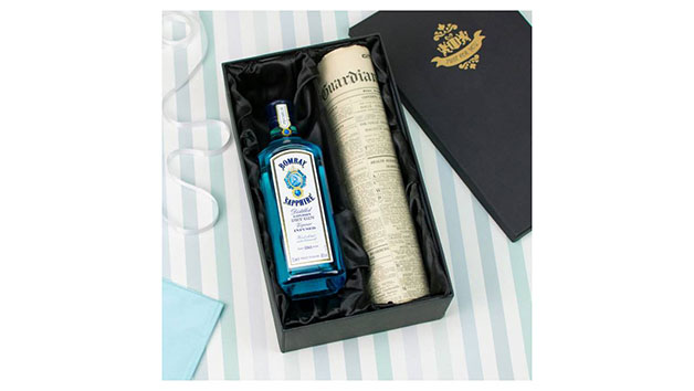 Buy Bombay Sapphire Gin and Original Newspaper Buy Bombay Sapphire Gin and Original Newspaper