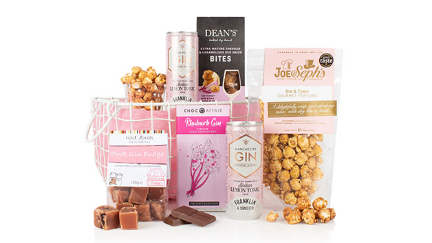 Buy Pink Gin and Treats Gift Hamper Buy Pink Gin and Treats Gift Hamper