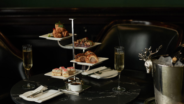 Champagne and Sharing Stand at The Chesterfield Mayfair Hotel for Two picture
