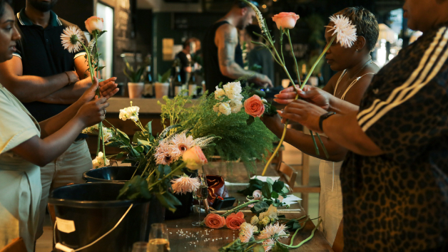 Sip and Bouquet Workshop at Alfi Restaurant for Two picture
