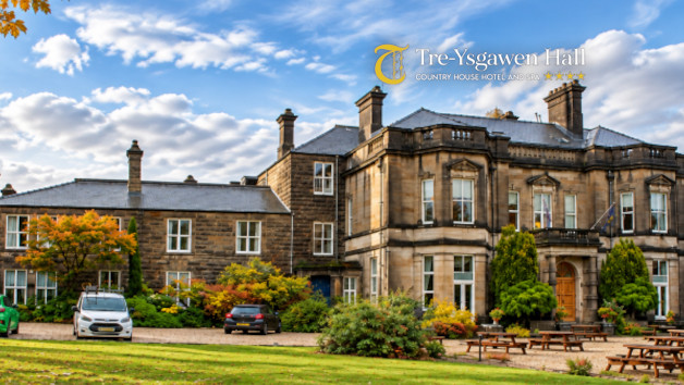 Overnight Luxury Spa Escape at Tre Ysgawen Hall with 60 Minute Treatment for Two picture