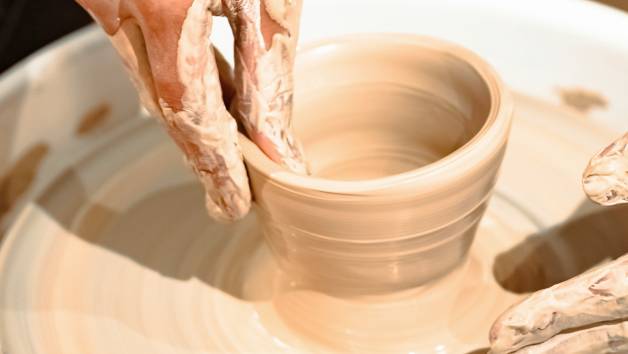 Pottery Wheel Throwing Taster Class at Bonbon Pottery Royal Wharf Studio for One picture