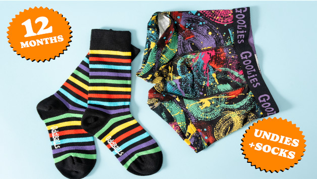 12 Month Boy's Boxers Subscription with OddBalls Apparel picture