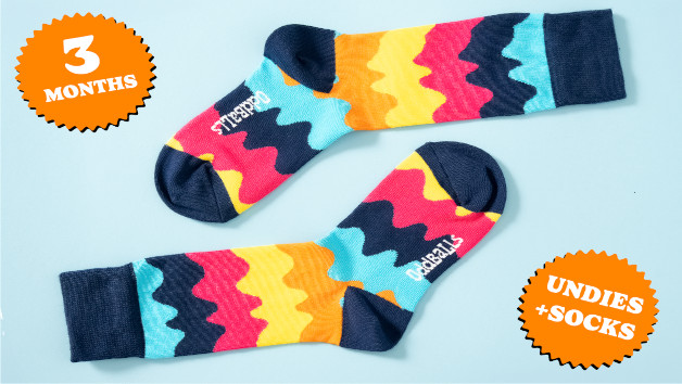 Three Month Unisex Socks Subscription with OddBalls Apparel picture