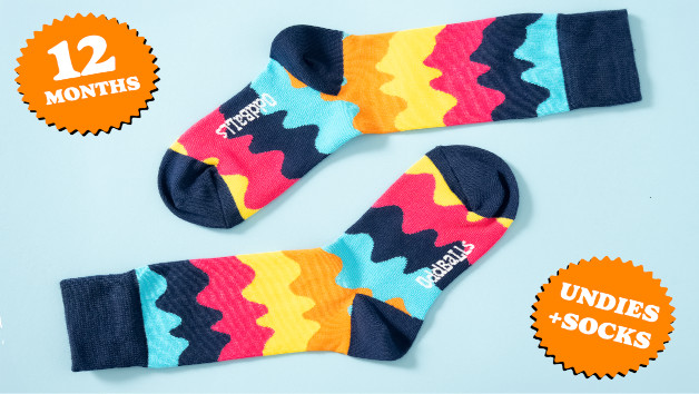 12 Month Unisex Socks Subscription with OddBalls Apparel picture