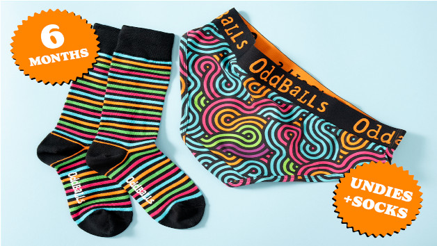 Six Month Women's Briefs Subscription with OddBalls Apparel picture