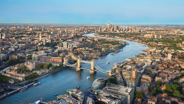 The View from The Shard with Two Course Lunch Cruise for Two on the Thames Image 4