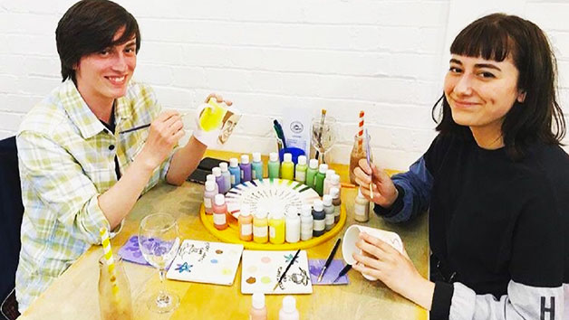 Pottery Painting Class for Two at Sticky Earth Café Image 3