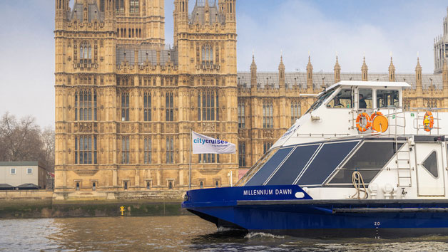 River Thames Sightseeing Cruise with Four Course Lunch Bus Tour for Two at Bustronome Image 3