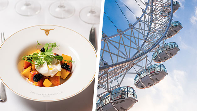 Three Course Meal for Two at Marco Pierre White London Steakhouse Co with a Visit to the London Eye Image 1